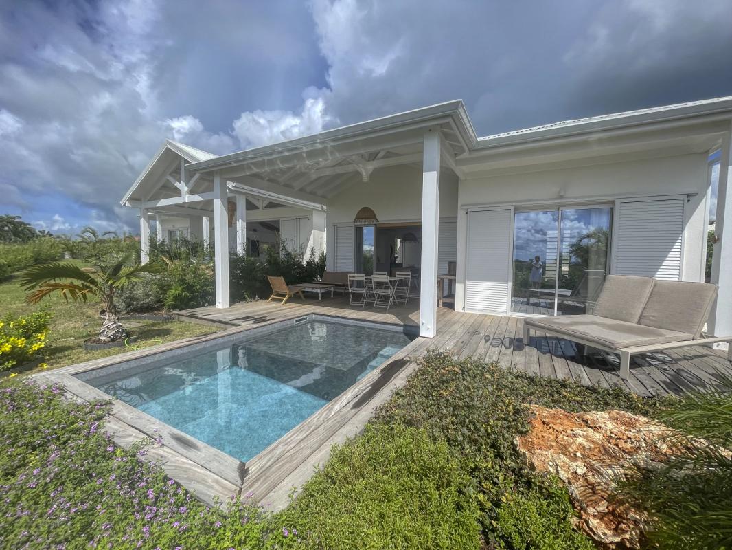 6.Location villa piscine vue mer St François Guadeloupe_Piscine